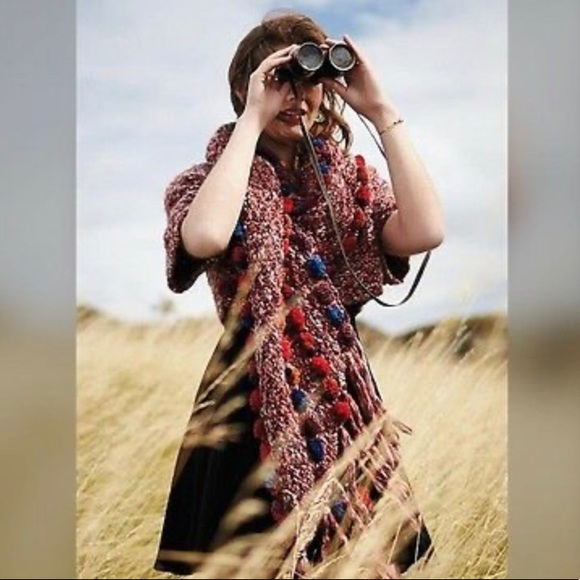 Anthro Handknit by Dollie Wrap Sweater - Picture 2 of 8